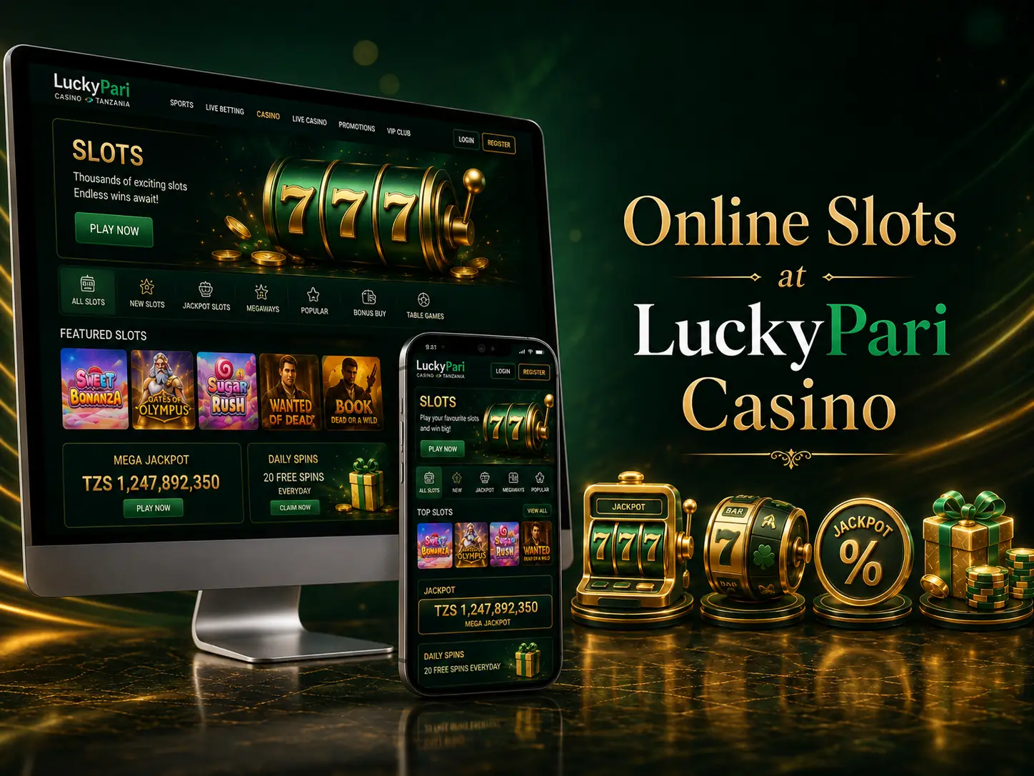 Online Slots at LuckyPari Casino