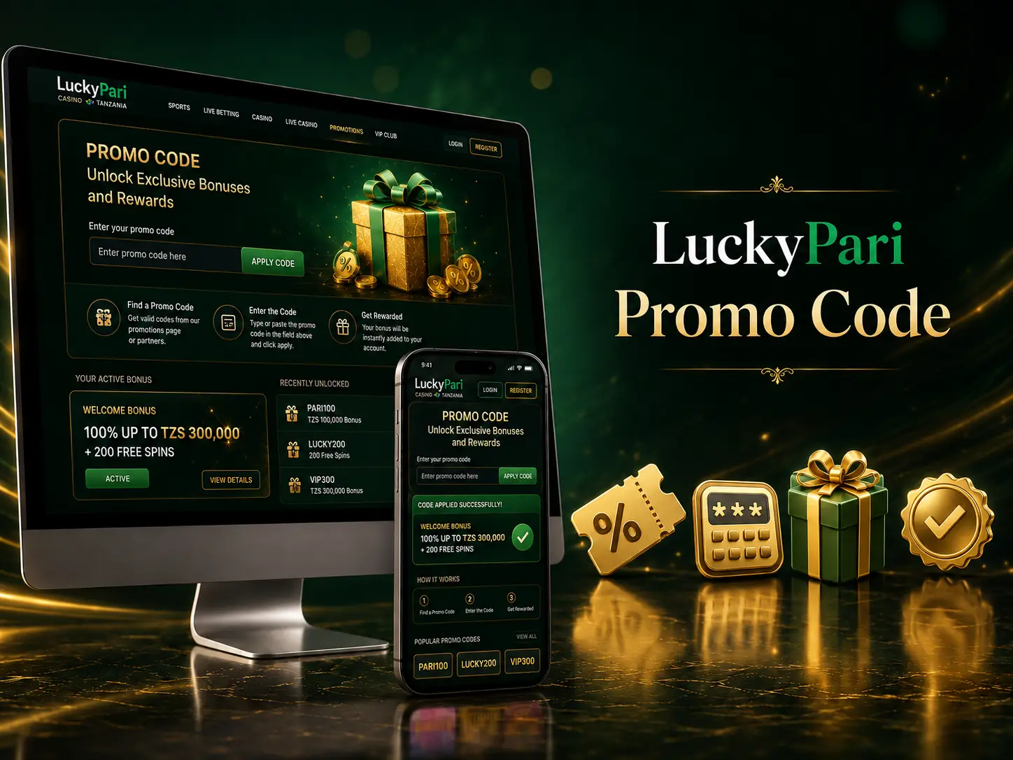 LuckyPari Promo Code