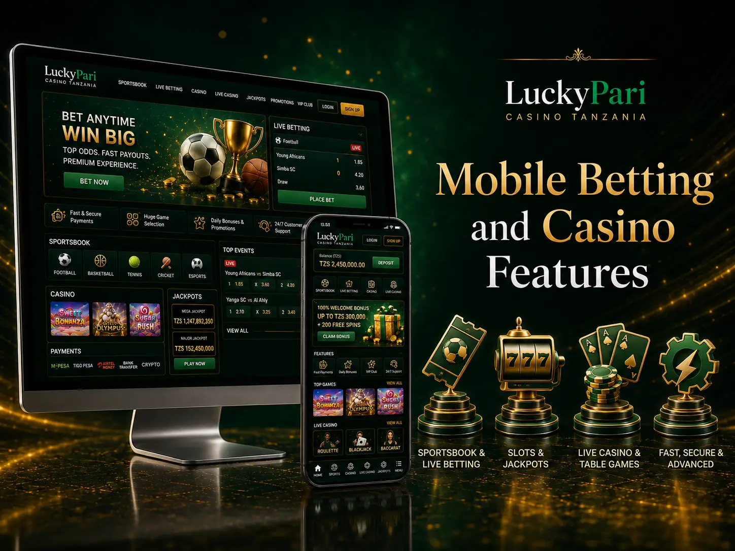 Mobile Betting and Casino Features