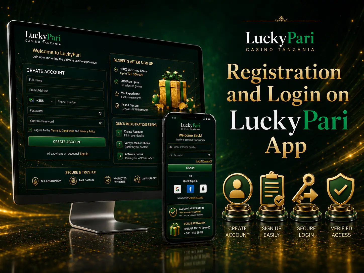 Registration and Login