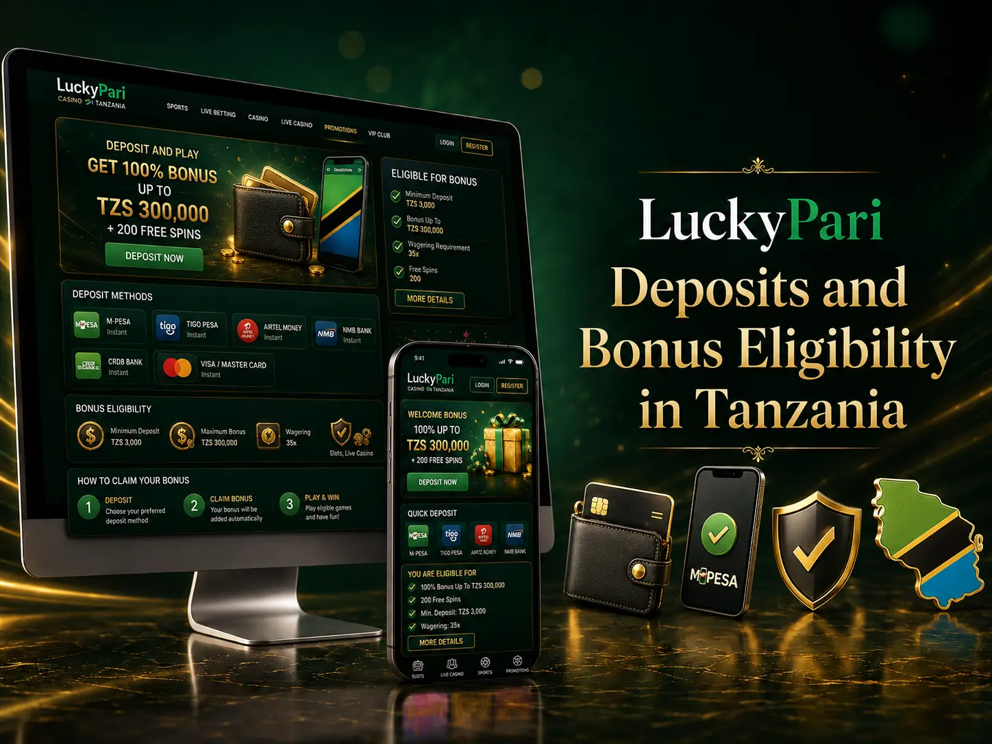 Deposits and Bonus Eligibility in Tanzania