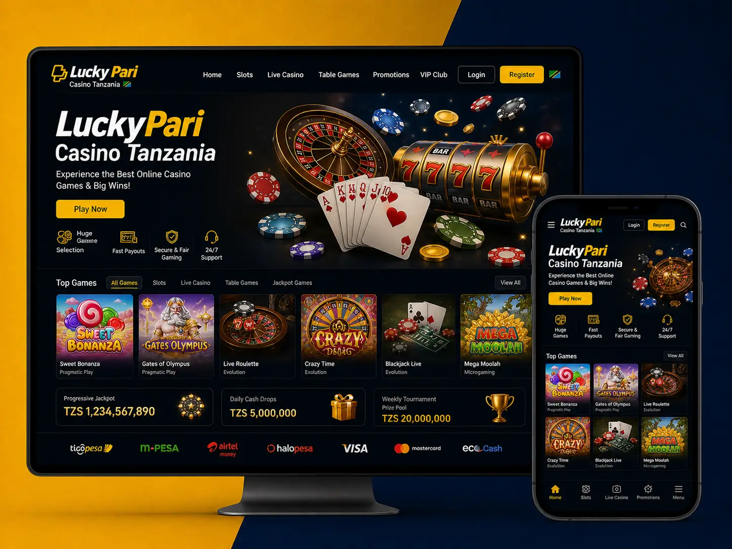 LuckyPari Tanzania Casino